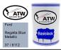 Preview: Ford, Regatta Blue Metallic, 37 / 6112: 500ml Lackdose, von ATW Autoteile West.